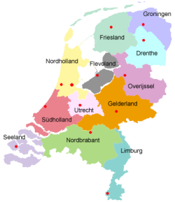 Provinzen des Königreichs der Niederlande